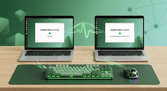 How to Share One Keyboard and Mouse Between Two Ubuntu Linux Laptops