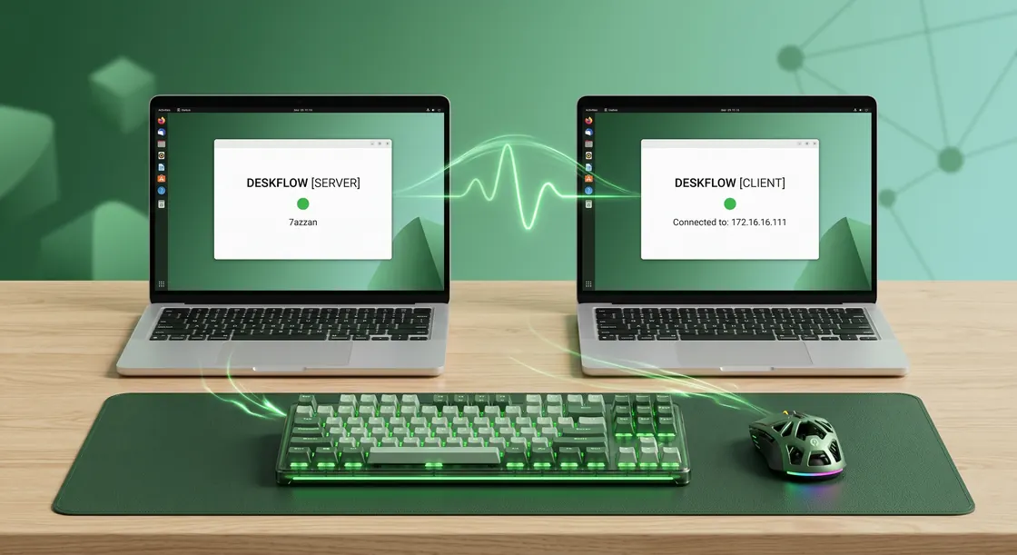 How to Share One Keyboard and Mouse Between Two Ubuntu Linux Laptops