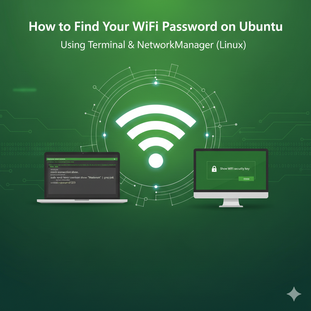 How to Know the WIFI's Password of your Network | Linux Ubuntu