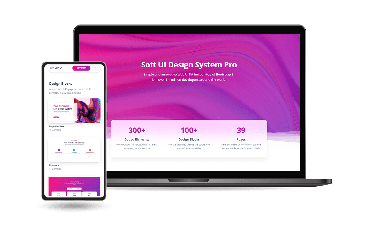 Soft UI Design Django